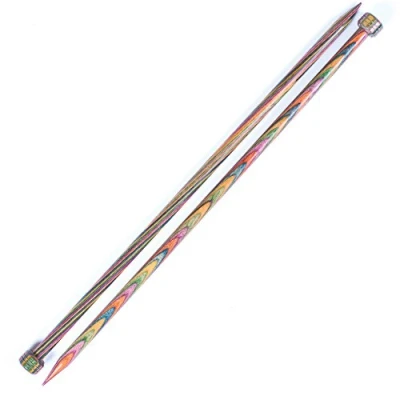 Image of KnitPro 35 cm x 7 mm Symfonie Single Pointed Needles, Multi Color