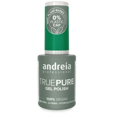 Image of Andreia Professional Hema Free Gel Polish TRUE PURE 21 and 100% Vegan for Sensitive Nails Semi Permanent UV LED Soak Off Nail Varnish 10.5ml (T52 Emerald green)
