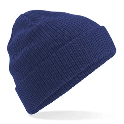 Image of Beechfield B50N Organic Cotton Beanie Eco Friendly, Unisex Hat