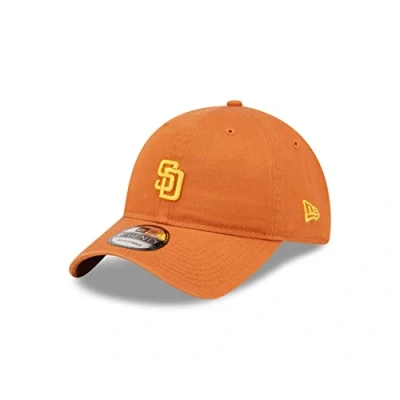 Image of New Era San Diego Padres MLB Mini Logo Brown 9Twenty Unstructured Strapback Cap One Size