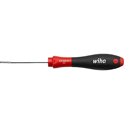 Image of Wiha SoftFinish Slotted Screwdriver with Round Blade, 302100300