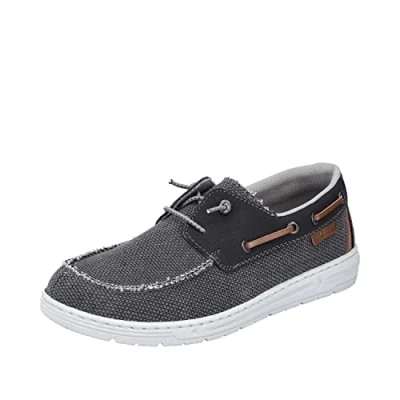 Image of Rieker Men&#039;s 08650 Loafer, Black, 9 UK