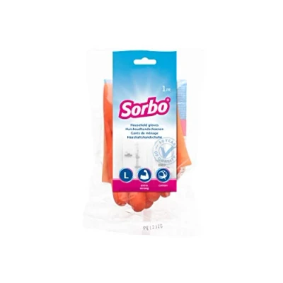 Image of Sorbo Household Comfort Gloves Large Orange