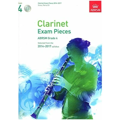 Image of Clarinet Exam Pieces 2014 2017, Grade 4, Score, Part &amp; CD: Selected from the 2017 Syllabus
