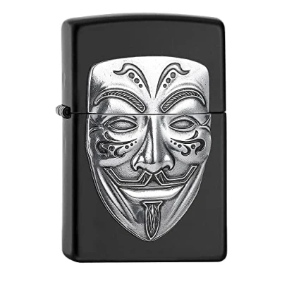 Image of Zippo Lighter, Metal, Black Matte, One Size