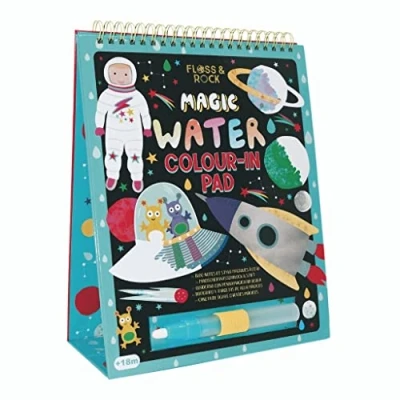 Image of Floss &amp; Rock 43P6392 Space Magic Color Changing Watercard Easel and Pen