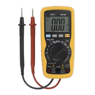 Image of Sealey Professional Auto Ranging Digital Multimeter 8 Function