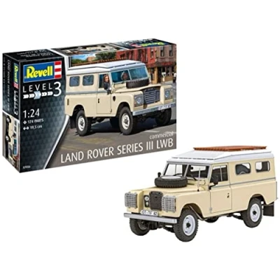 Image of Revell 07056 Land Rover Series III LWB (commercial) 1:24 Scale Unbuilt/Unpainted Plastic Model Kit