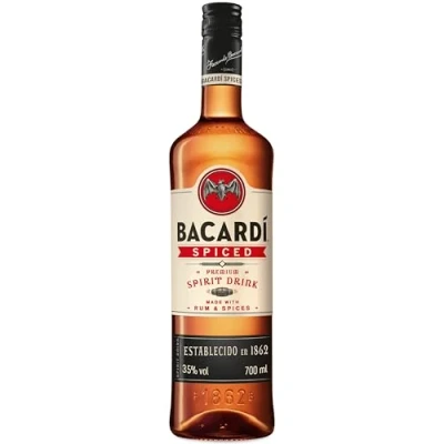 Image of BACARDÍ Spiced, 35% ABV, 70cl / 700ml, Premium Spirit Drink Made with Barrel aged Rum, Blended Natural Flavours and Spices