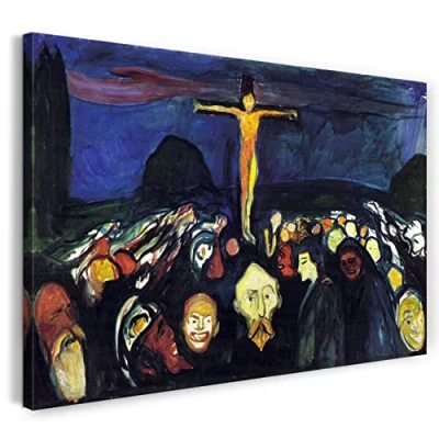 Image of Canvas Print (120x80cm): Edvard Munch Golgotha