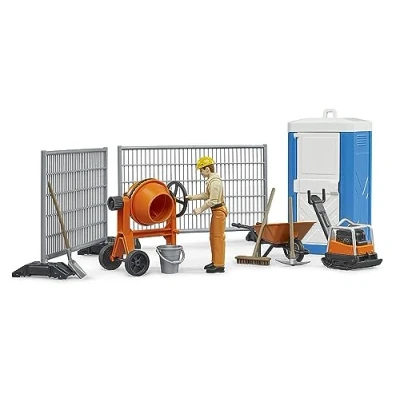 Image of Bruder Construction Site Set 1:16 Toys