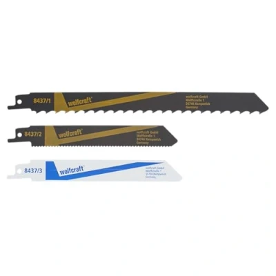 Image of wolfcraft Sabre Saw Blade Set, 3 Pcs. I 8437000