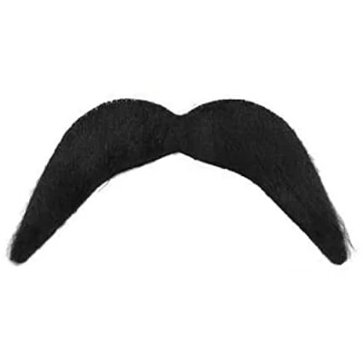Image of Pirate Bandit Mexican Gringo Black Stick on Moustache