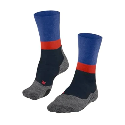 Image of FALKE Men&#039;s TK2 Explore M SO Wool Thick Anti Blister 1 Pair Hiking Socks, Blue (Cobalt 6118), 5.5 7.5