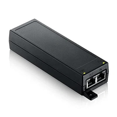 Image of Zyxel Single port 30W Powerinjector 1 2.5G MultiGig 802.3at PoE+ Injector Simple Plug and Play [POE12 30W]