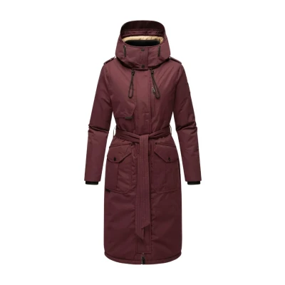 Image of Navahoo Hokulanii Parka, Women&#039;s, Size: XS, Dark red melange