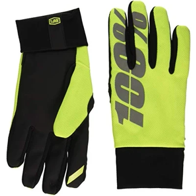 Image of 100% Hydromatic Unisex Adult Gloves, Fluorescent Yellow, FR: 2XL (Manufacturer&#039;s Size: XXL)