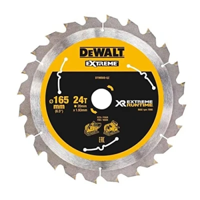 Image of DEWALT DT99561 QZ XR EXTREME Runtime Circular Saw Blade 165mm Bore 20mm 42T