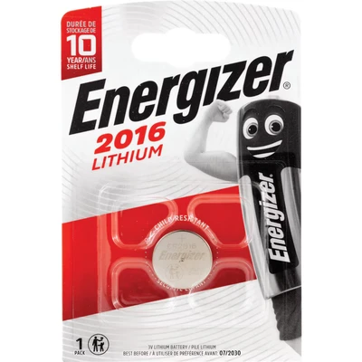 Image of 5x Energizer CR2016 3V Lithium Coin Battery