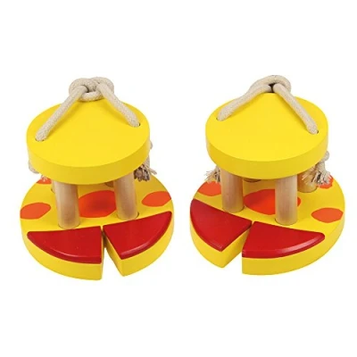 Image of Bigjigs Toys Wooden Giraffe Footwalkers