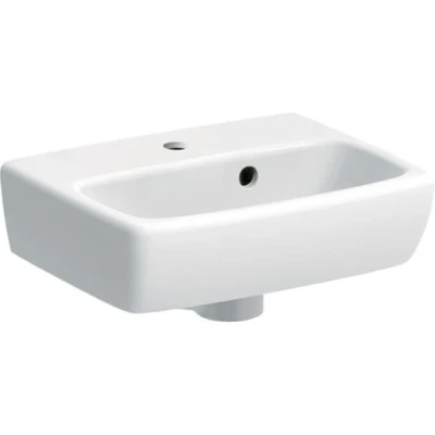 Image of Geberit Selnova Square Hand Rinse Basin 1 Taphole White 360mm X 280mm 501.469.00.6
