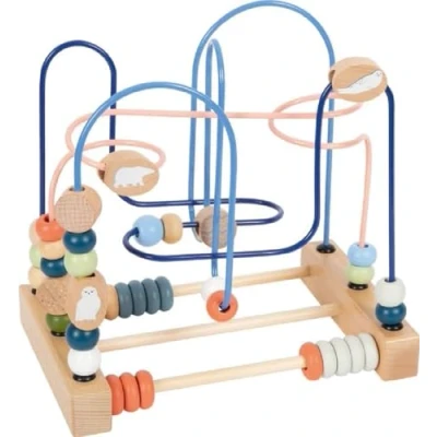 Image of small foot Bead Maze Arctic made of FSC® 100% certified wood, motor activity toy for kids aged 12+ months, 12442