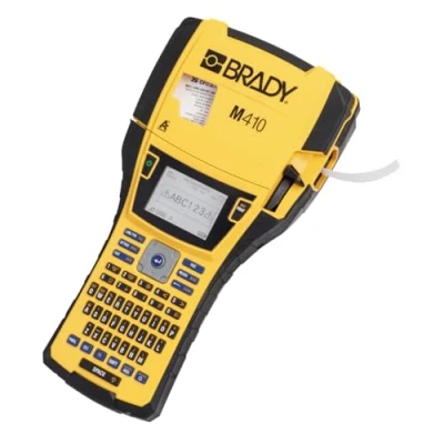 Image of Brady M410 Portable Label Printer Industrial Labelling Machine for Harsh Environment Labels High Performance Adhesive Incl. 1 Cartridge and UK Power Cord replaces BMP41