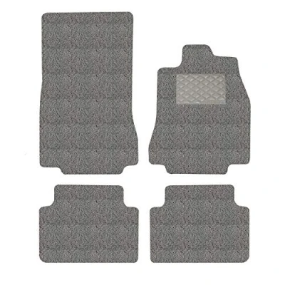 Image of Nicoman Spaghetti All Weather Fully Tailored Car mats Fit【2007 2015 XF Saloon/Estate X250 】(Full Set 4 Piece,Grey)