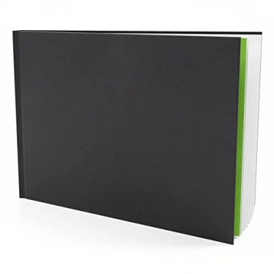 Image of Artgecko Casebound Mixed Media Sketch Book A6 Landscape 92 Pages 150gsm White Cartridge Paper