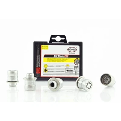 Image of Fits Jaguar F Type Models Heyner Germany Stil Block PRO Locking Wheel Nuts 782/5 M12x1.5