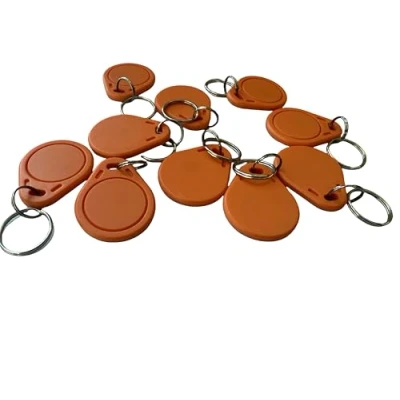 Image of RFID Key fob,1k s50 13.56MHZ Tag ABS ISO14443A 10pcs (Orange)
