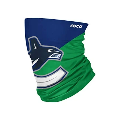 Image of FOCO Vancouver Canucks Big Logo Gaiter Scarf