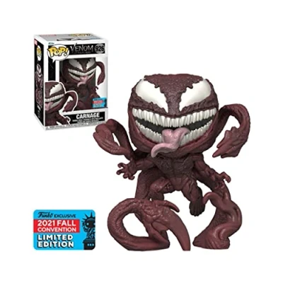 Image of Funko Pop Marvel Venom Carnage Figure 2021 Fall Convention #926 Exclusive Special Edition Figures Marvel, Multicoloured, One Size