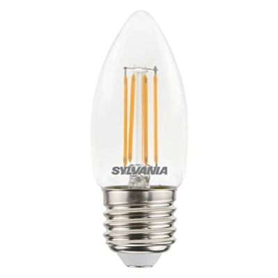 Image of LED Candle 4.5W (40W) E27 Clear 827 Very Warm White Dimmable