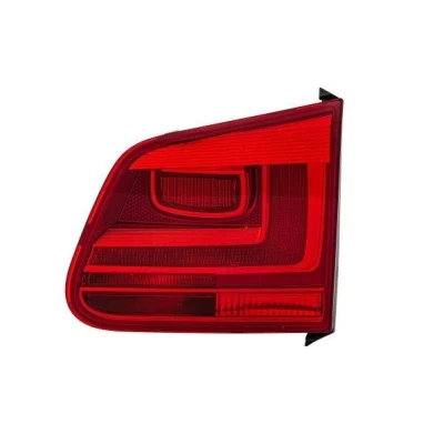 Image of 5N0945094H Rear light HELLA 2SA 010 739 101 Right Inner Section, Upper section H21W, W16W 12V red with bulbs bulb holder VOLKSWAGEN: Tiguan I