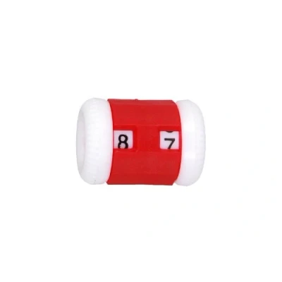 Image of KnitPro KP10813 4.5 6.5 mm Large Sizes Row Counter, Red