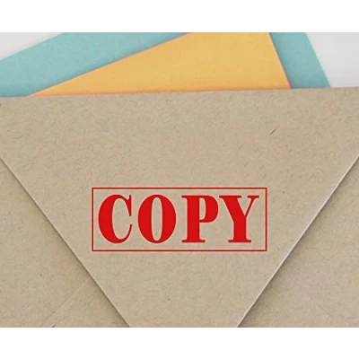 Image of Printtoo Copy Self Inking Rubber Stamp Custom Shiny Office Stationery