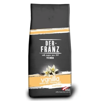Image of Der Franz Coffee, flavoured with Vanilla, Arabica and Robusta coffee beans, 1000 g