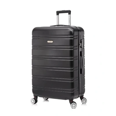 Image of Flymax 29&quot; Large Suitcases on 4 Wheels Lightweight Hard Shell Luggage Durable Check in Hold Built 3 Digit Combination Black 100L