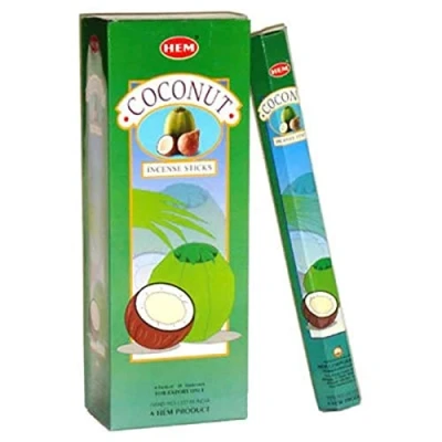 Image of New: Hem Coconut Hexa Incense Stick, 6packs X 20 Sticks= 120 Sticks