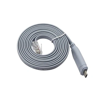 Image of QiCheng&amp;LYS USB Console Cable, Male to RJ45 FTDI Chip Cable For PCs Laptops Router and More (USB C 3m)