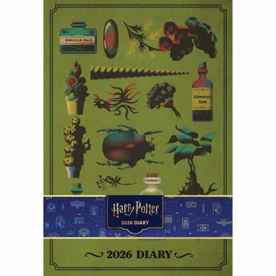 Image of 2026 DIARY HARRY POTTER WEEK TO VIEW HARDBACK A5 OFFICIAL PRODUCT