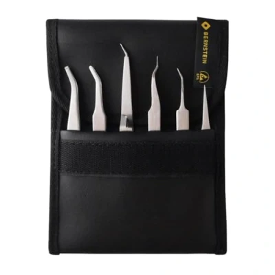 Image of Bernstein 5 050 Sets of 6 SMD Tweezers