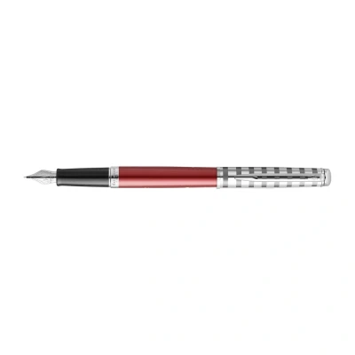 Image of Waterman Fountain Pen Hemisphere French Riviera Collection Le Club Red Medium Point Gift Box
