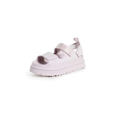 Image of UGG Women&#039;s Goldenglow Flat Sandal, Bay Fog, 6 UK