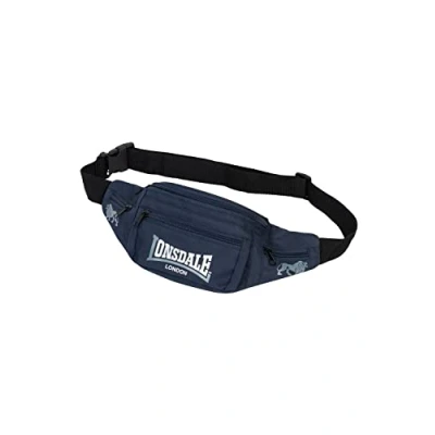 Image of Lonsdale Hip Bag One Size Navy/Grey/White, Standard Size, Bum