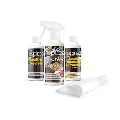 Image of Inspired Care Kit Includes Leather Cleaner, Reviver + Nourishing and Protection Cream, 3 x 300ml