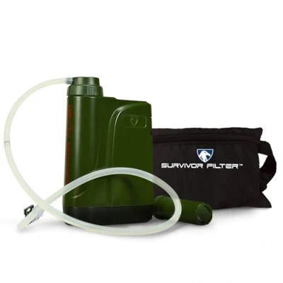 Image of Survivor Filter PRO X Electric Portable Water Camping Removes 99.99% Bacteria &amp; Parasites