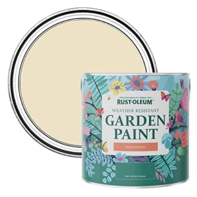 Image of Rust Oleum Beige Mould Resistant Garden Paint In Satin Finish Featherstone 2.5L
