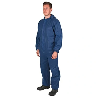 Image of Kerbl Disposable overall, blue size L